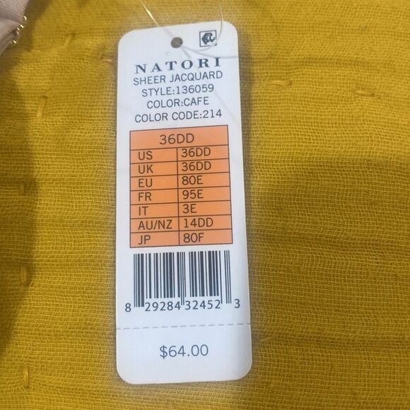 Natori Sheer Jacquard Lace Bra - Picture 6 of 6